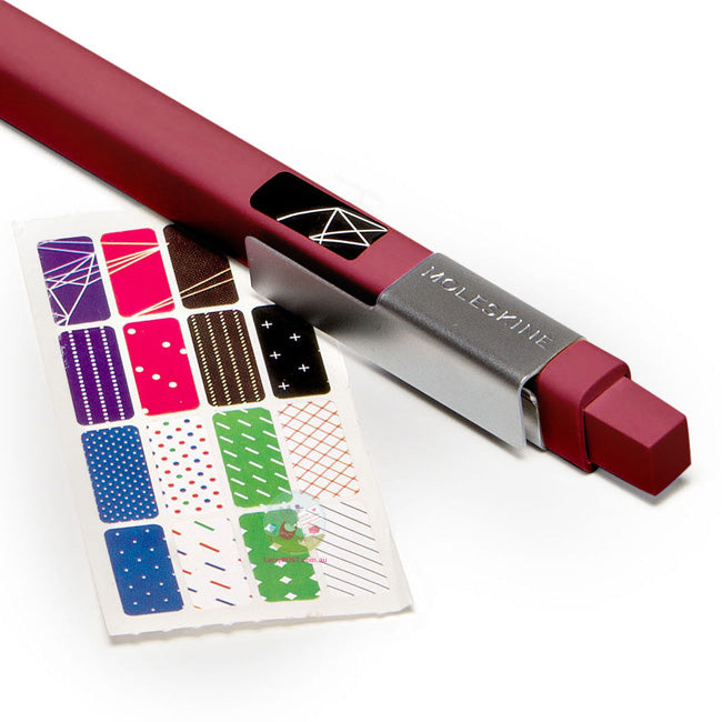 MOLESKINE Click Ballpoint Pen - Medium 1.0 mm - Burgundy Red
