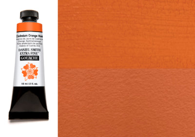 DANIEL SMITH Gouache - 15mL - Cadmium Orange Hue (PY53,PO73,PY83)