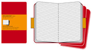 MOLESKINE Cahier XL Ruled Red