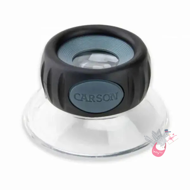 CARSON LumiLoupe Plus 17.5x Focusable Loupe - Plastic Lenses (includes Tuning tips sheet)