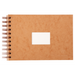 CLAIREFONTAINE Travel Watercolour Sketchbook (Kraft) - Rough Press - 300gsm - 100% Cotton - A5 - 20 Sheets