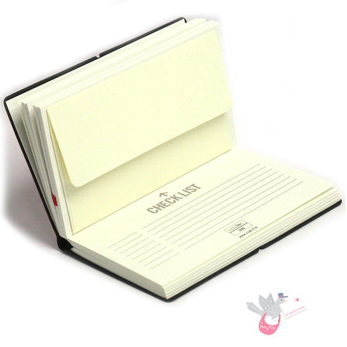 CIAK Duo Notebook - Pocket (A6) - Plain and Ruled Pages - Essential Edition - Black / White