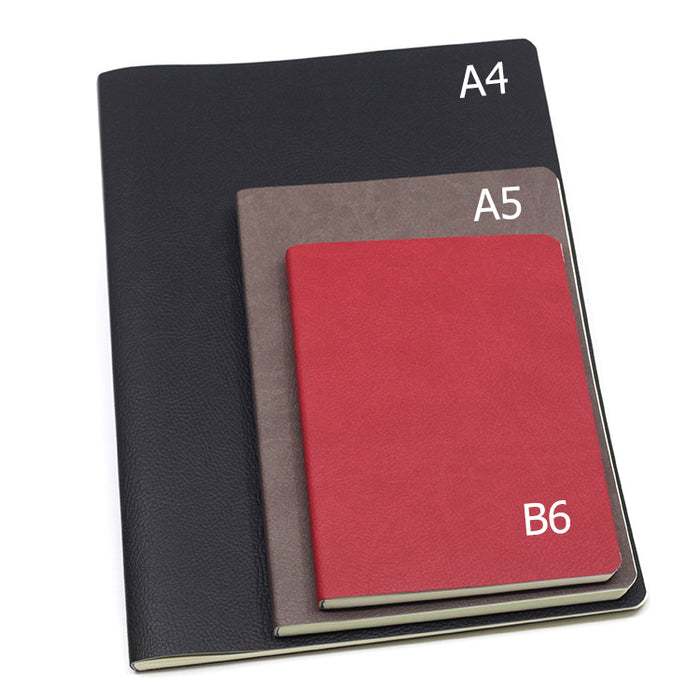CIAK Mate Soft Cover Notebook - Medium (B6) - Ruled Pages - Milk Chocolate