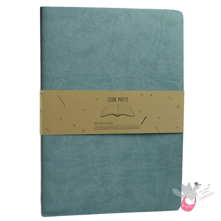 CIAK Mate Soft Cover Notebook - A4 - Dotted Pages - Aqua