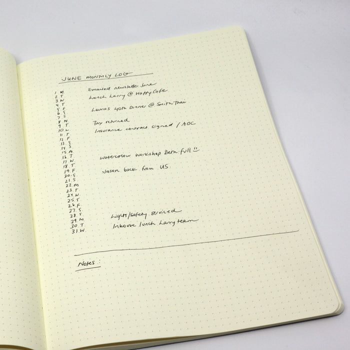 CIAK Mate Soft Cover Notebook - A4 - Dotted Pages - Aqua