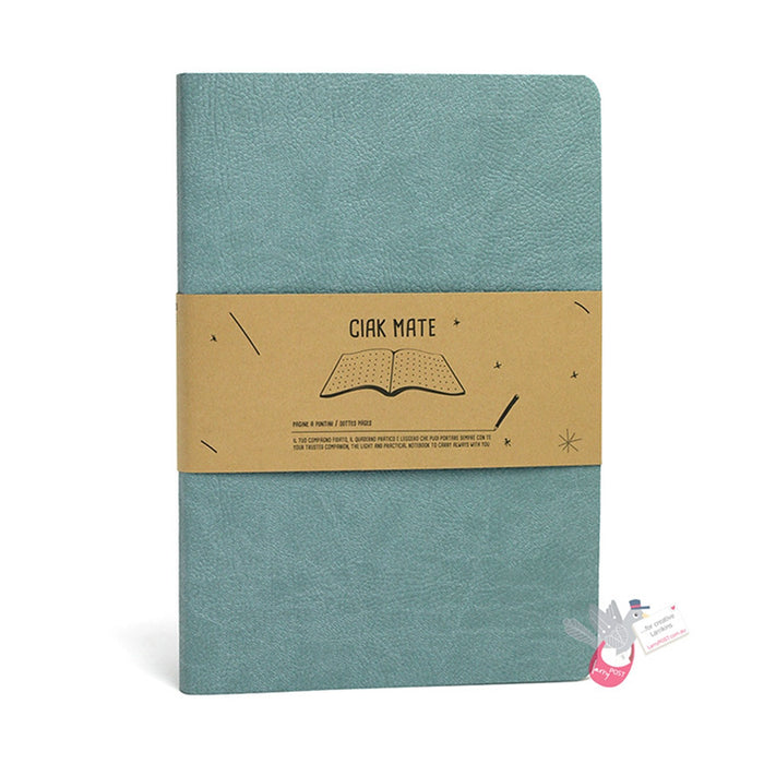 CIAK Mate Soft Cover Notebook - Medium (B6) - Dot Grid Pages - Aqua