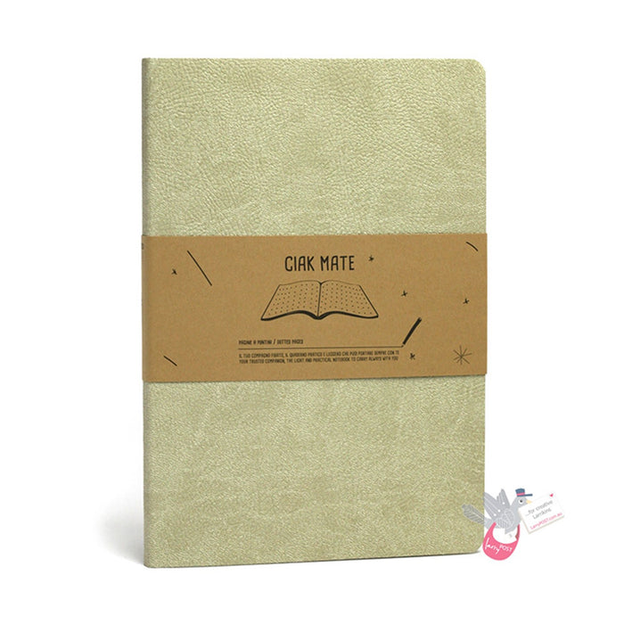 CIAK Mate Soft Cover Notebook - Medium (B6) - Dot Grid Pages - Dove