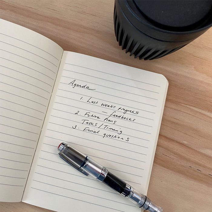 CIAK Mate Soft Cover Notebook - Medium (B6) - Ruled Pages - Milk Chocolate
