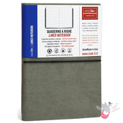 CIAK Bonded Leather Cover Notebook (A5) - Ruled - Grey