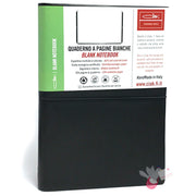 CIAK Soft Cover Leather Notebook - Large (A5) - Plain Page - Black 