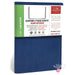 CIAK Soft Cover Leather Notebook - Large (A5) - Plain Page - Blue