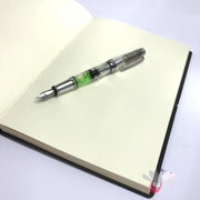 CIAK Soft Cover Leather Notebook - Large (A5) - Plain Page - Green