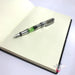 CIAK Soft Cover Leather Notebook - Large (A5) - Plain Page - Green