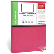 CIAK Soft Cover Leather Notebook - Large (A5) - Plain Page - Pink