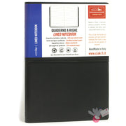 CIAK Soft Cover Leather Notebook - Large (A5) - Ruled - Black