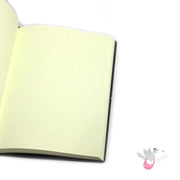 CIAK Bonded Leather Cover Notebook - Large (A5) - Dotted - Grey 