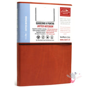 CIAK Bonded Leather Cover Notebook - Large (A5) - Dotted - Orange