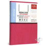 CIAK Bonded Leather Cover Notebook - Large (A5) - Dotted - Pink