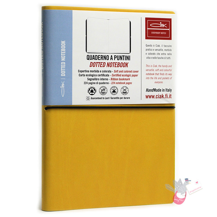 CIAK Classic Notebook - Large (A5) - Dotted - Yellow