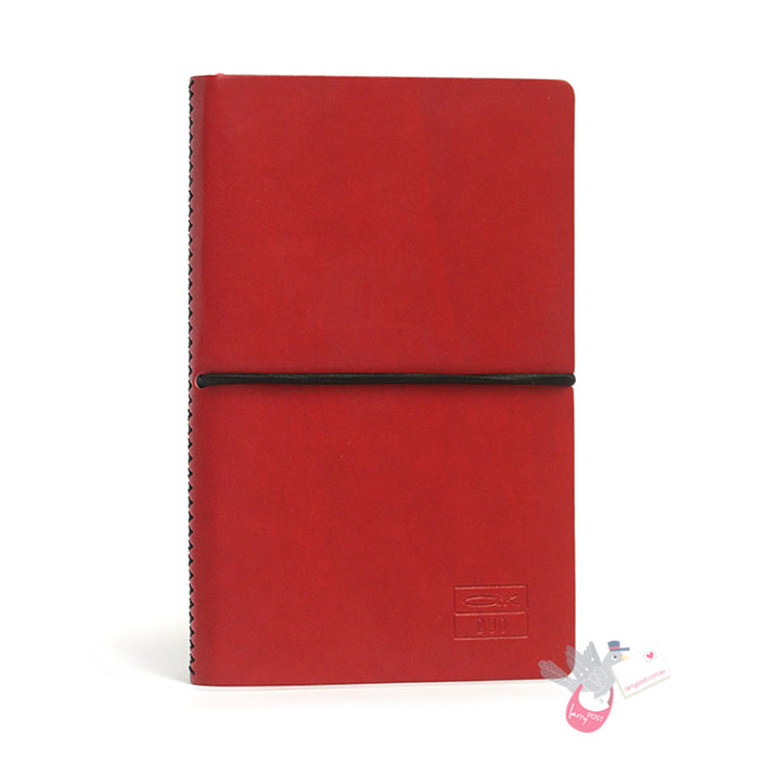CIAK Duo Notebook - Pocket (A6) - Plain and Ruled Pages - Little Devil Edition - Black / Red