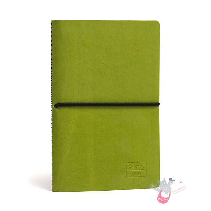 CIAK Duo Notebook - Pocket (A6) - Plain and Ruled Pages - Jamaica Edition - Green / Yellow