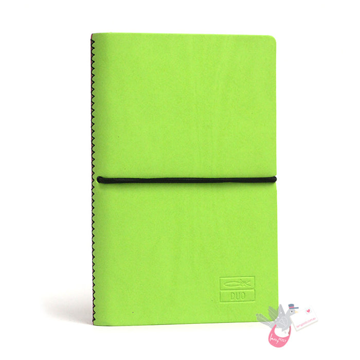 CIAK Duo Notebook - Pocket (A6) - Plain and Ruled Pages - 70's Edition - Green / Pink