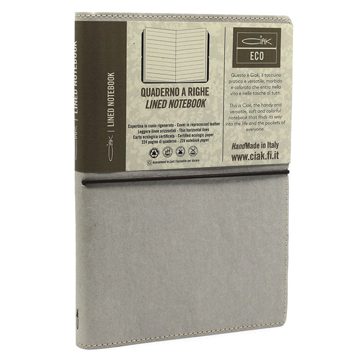 CIAK Natural Notebook - Large (A5) - Ruled - Stone