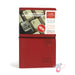 CIAK Bonded Leather Cover Log Book - Pocket (A6) - Red