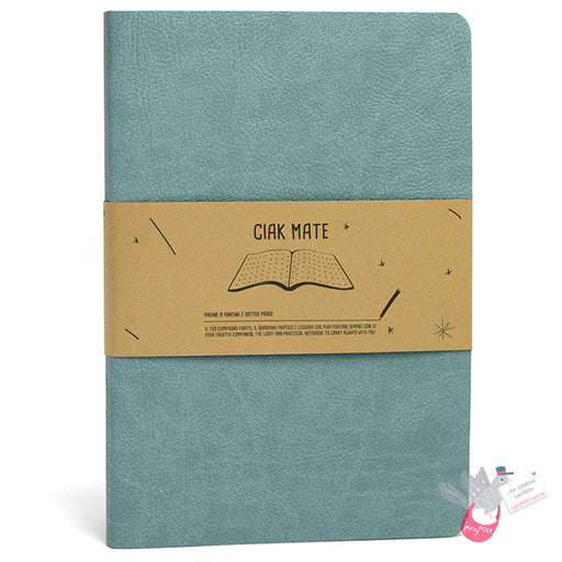 CIAK Mate Soft Cover Notebook (A5) - Dotted Pages - Aqua