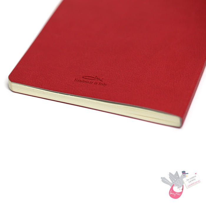 CIAK Mate Soft Cover Notebook - Large (A5) - Dotted Pages - Red
