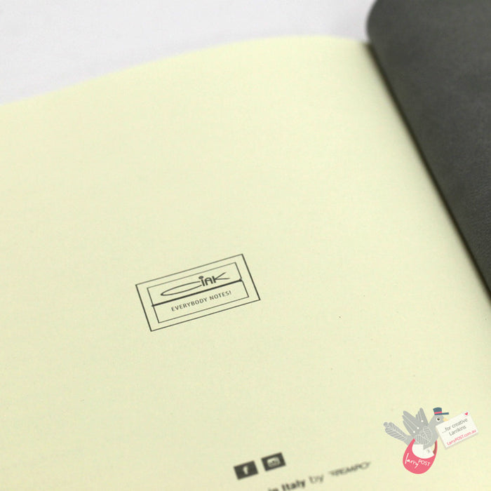 CIAK Mate Soft Cover Notebook - Large (A5) - Dotted Pages - Red