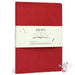 CIAK Mate Soft Cover Notebook - Large (A5) - Ruled Pages - Red