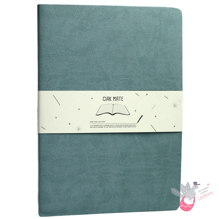 CIAK Mate Soft Cover Notebook - A4 - Ruled Pages - Aqua