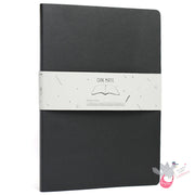CIAK Mate Soft Cover Notebook - A4 - Plain Pages - Black