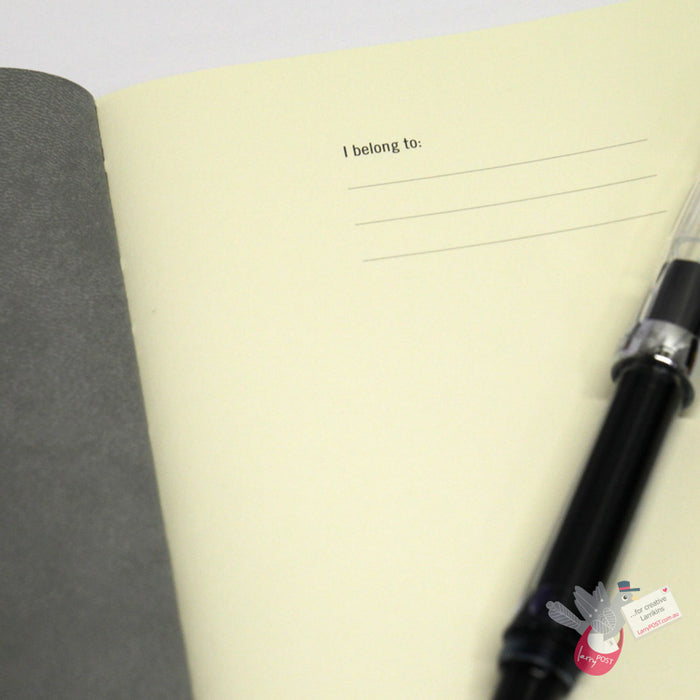 CIAK Mate Soft Cover Notebook - Large (A5) - Plain - Black