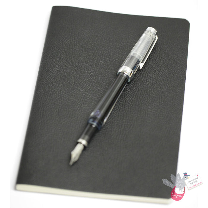CIAK Mate Soft Cover Notebook - Large (A5) - Plain - Black