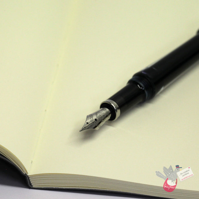 CIAK Mate Soft Cover Notebook - Large (A5) - Plain - Black