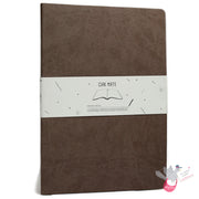 CIAK Mate Soft Cover Notebook - A4 - Plain Pages - Milk Chocolate