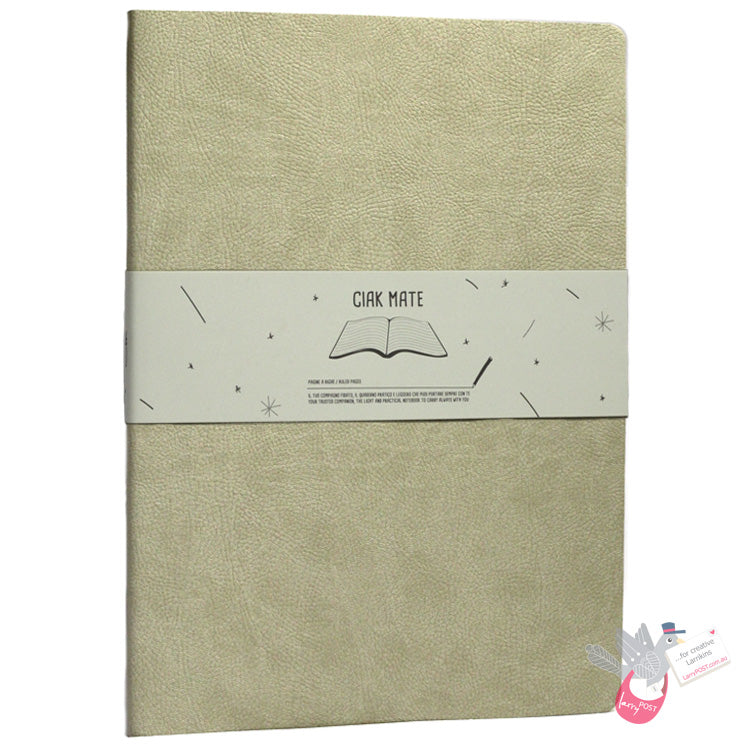 CIAK Mate Soft Cover Notebook - A4 - Ruled Pages - Dove 