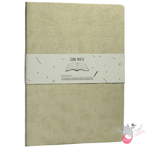 CIAK Mate Soft Cover Notebook - A4 - Ruled Pages - Dove 