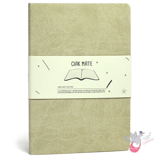 CIAK Mate Soft Cover Notebook - Large (A5) - Ruled Pages - Dove