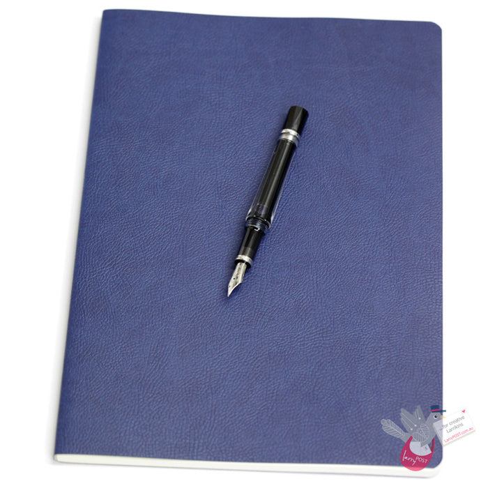 CIAK Mate Soft Cover Notebook - A4 - Dotted Pages - Navy Blue