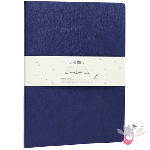 CIAK Mate Soft Cover Notebook - A4 - Ruled Pages - Navy Blue