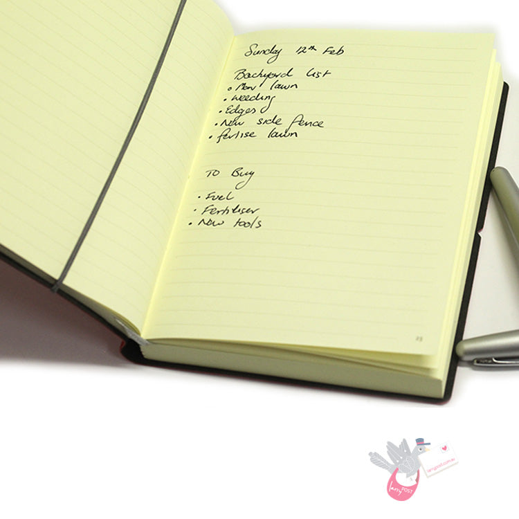 CIAK Smartbook - Monthly Planner and Notebook - Medium (B6) - Red