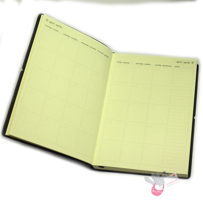 CIAK Smartbook - Monthly Planner and Notebook - Medium (B6) - Red