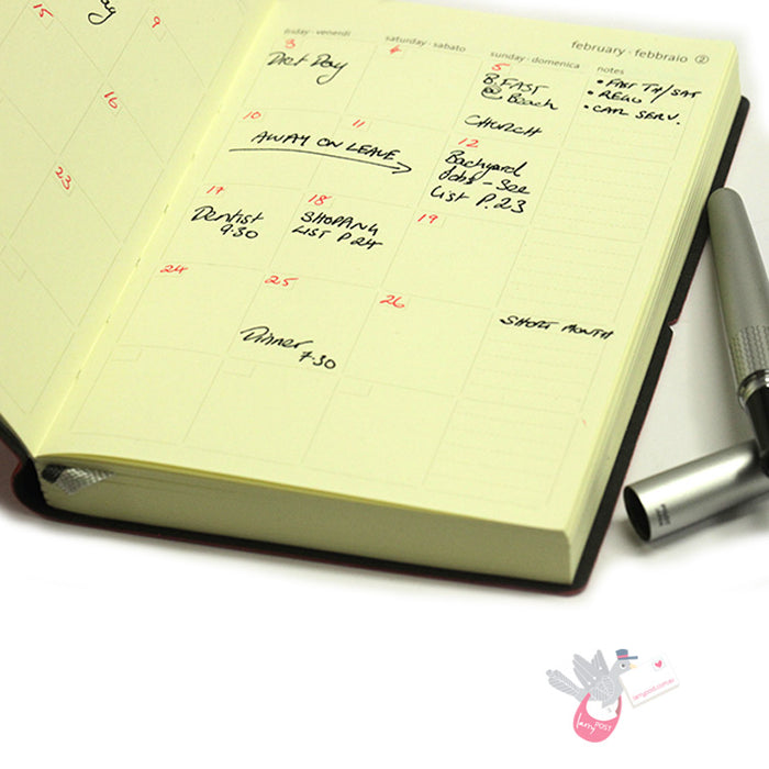 CIAK Smartbook - Monthly Planner and Notebook - Medium (B6) - Lime Green