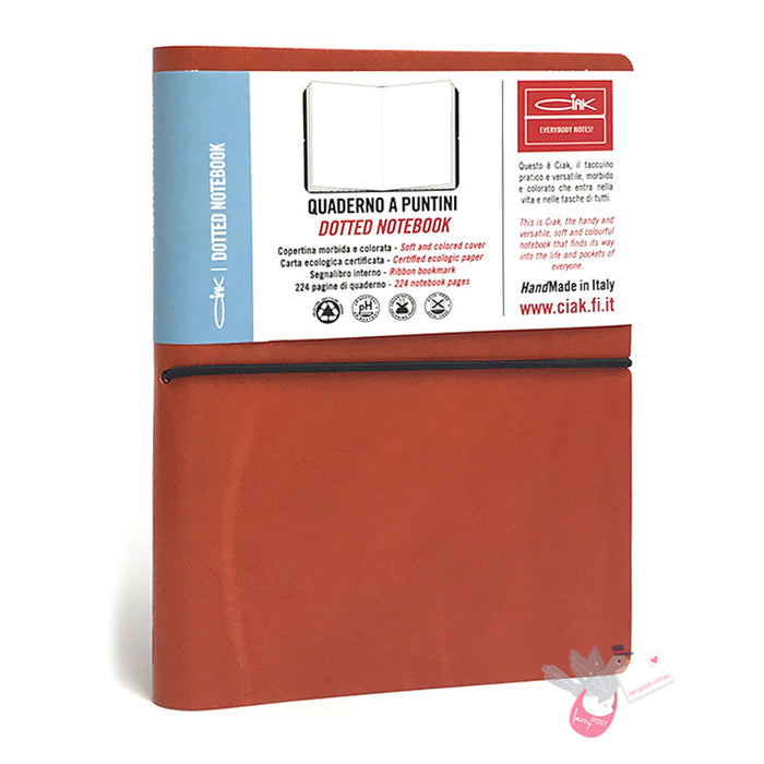CIAK Classic Notebook - Medium (B6) - Dotted - Orange