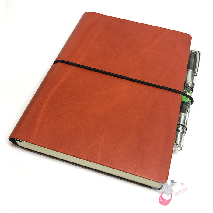 CIAK Classic Notebook - Medium (B6) - Squared / Grid - Orange