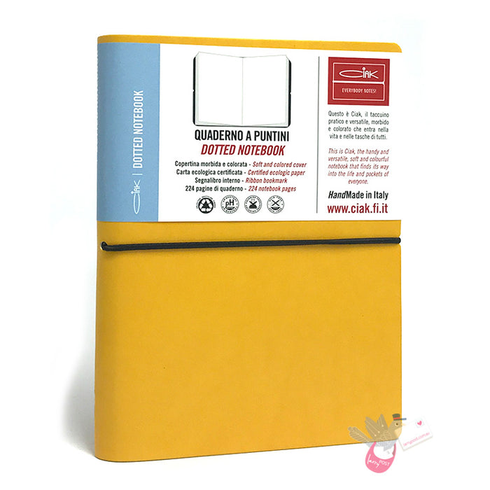 CIAK Classic Notebook - Medium (B6) - Dotted - Yellow