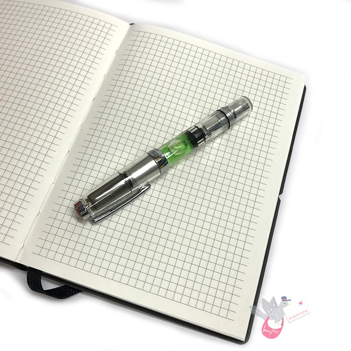 CIAK Classic Notebook - Medium (B6) - Squared / Grid - Green